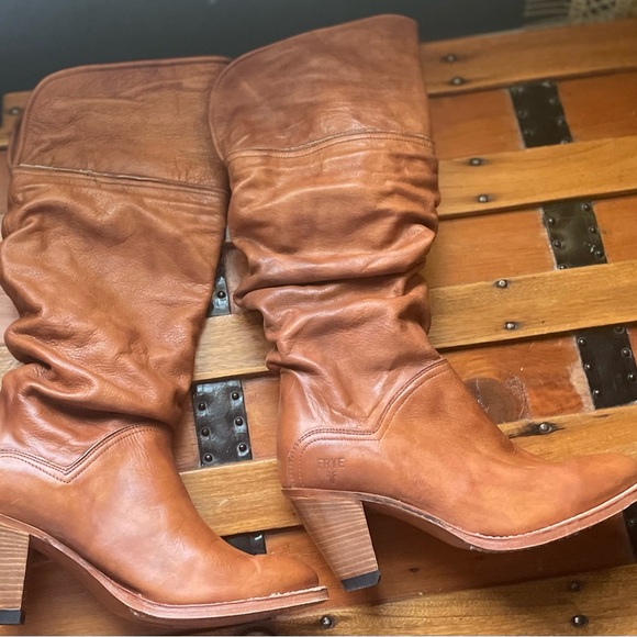 Frye Leather Western Boots - Picture 2 of 9